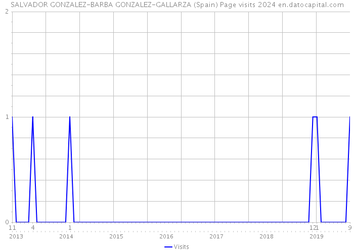 SALVADOR GONZALEZ-BARBA GONZALEZ-GALLARZA (Spain) Page visits 2024 