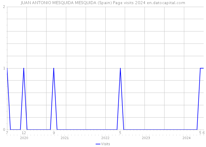 JUAN ANTONIO MESQUIDA MESQUIDA (Spain) Page visits 2024 
