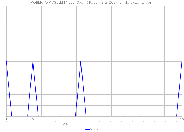 ROBERTO ROSELLI MIELE (Spain) Page visits 2024 