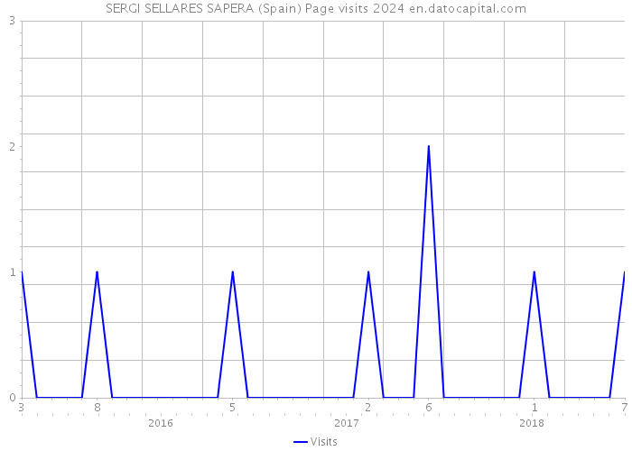 SERGI SELLARES SAPERA (Spain) Page visits 2024 