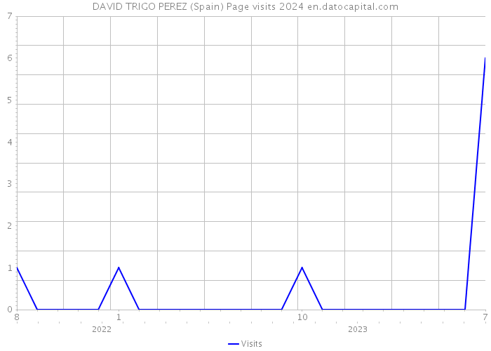 DAVID TRIGO PEREZ (Spain) Page visits 2024 