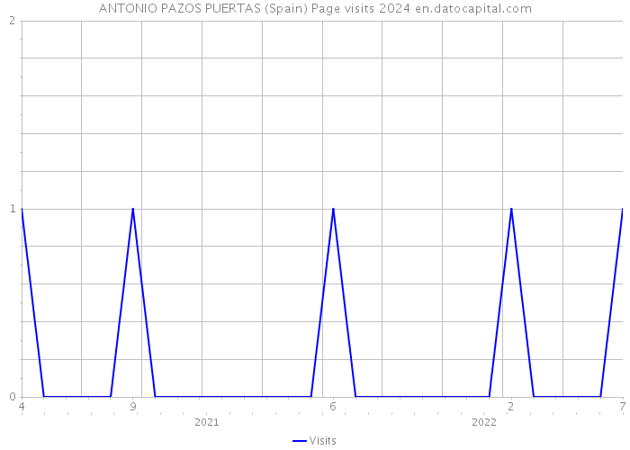 ANTONIO PAZOS PUERTAS (Spain) Page visits 2024 