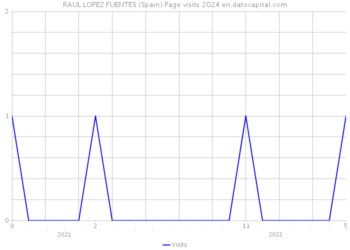 RAUL LOPEZ FUENTES (Spain) Page visits 2024 