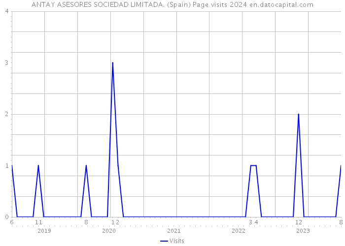ANTAY ASESORES SOCIEDAD LIMITADA. (Spain) Page visits 2024 