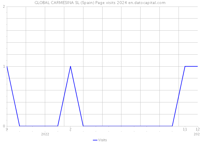 GLOBAL CARMESINA SL (Spain) Page visits 2024 