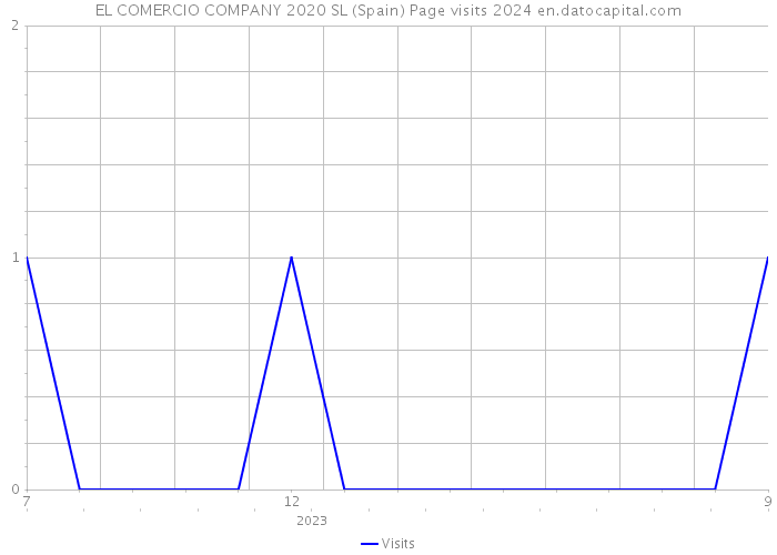 EL COMERCIO COMPANY 2020 SL (Spain) Page visits 2024 