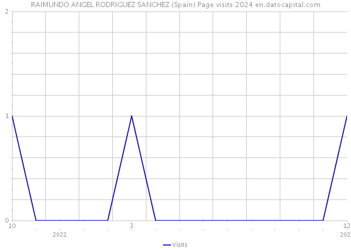 RAIMUNDO ANGEL RODRIGUEZ SANCHEZ (Spain) Page visits 2024 