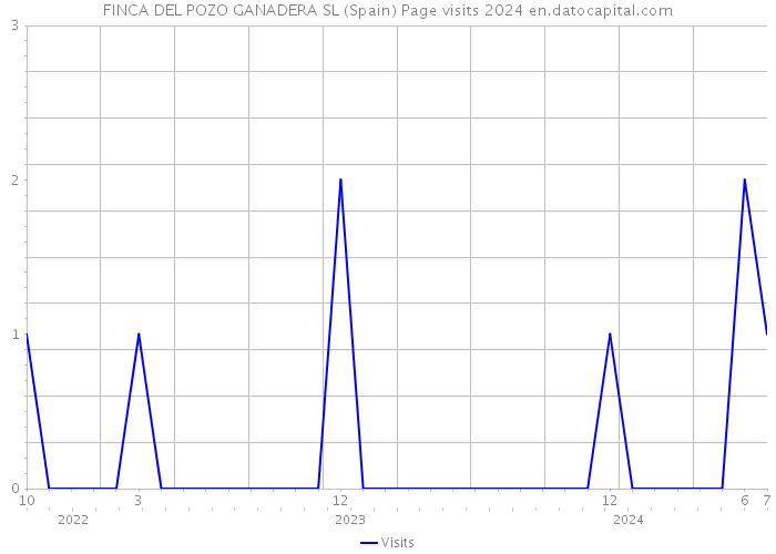 FINCA DEL POZO GANADERA SL (Spain) Page visits 2024 