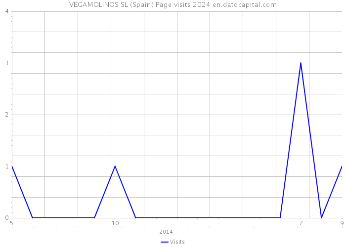 VEGAMOLINOS SL (Spain) Page visits 2024 