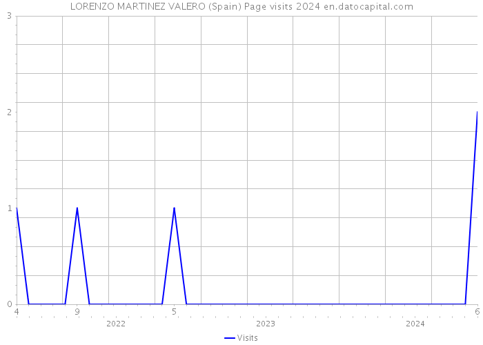 LORENZO MARTINEZ VALERO (Spain) Page visits 2024 