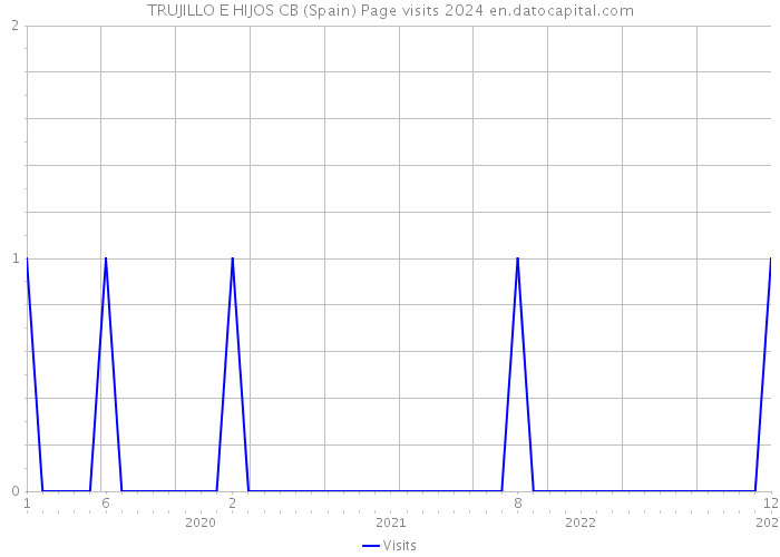 TRUJILLO E HIJOS CB (Spain) Page visits 2024 