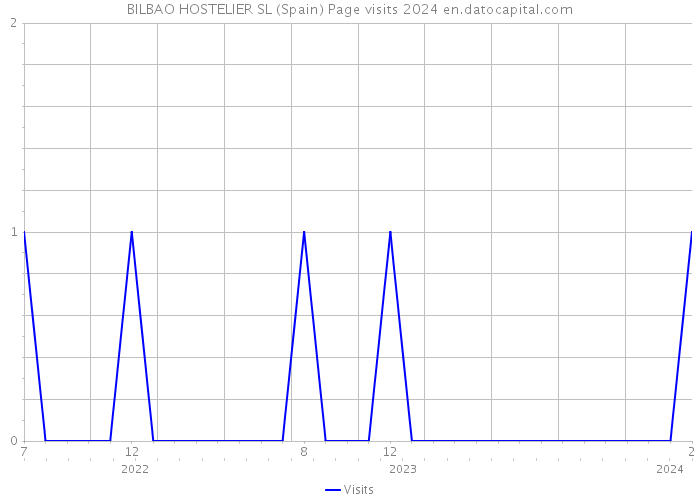 BILBAO HOSTELIER SL (Spain) Page visits 2024 