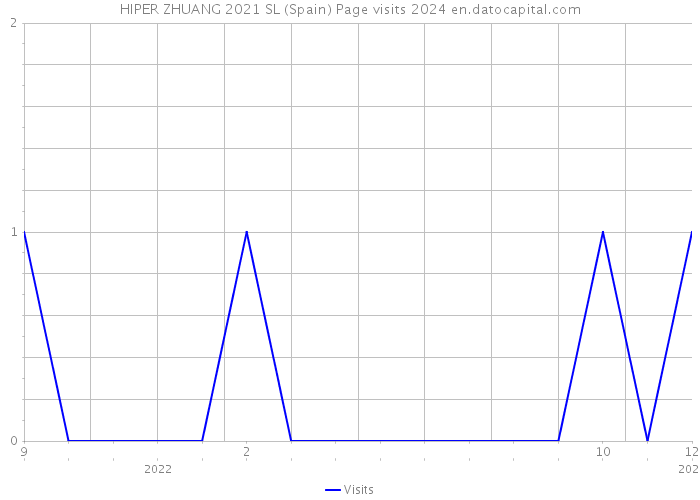 HIPER ZHUANG 2021 SL (Spain) Page visits 2024 