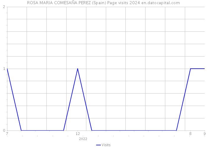ROSA MARIA COMESAÑA PEREZ (Spain) Page visits 2024 