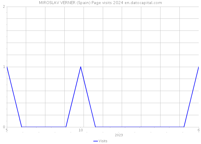 MIROSLAV VERNER (Spain) Page visits 2024 