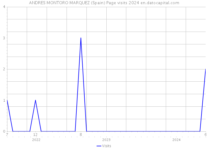 ANDRES MONTORO MARQUEZ (Spain) Page visits 2024 