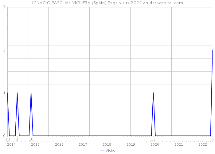 IGNACIO PASCUAL VIGUERA (Spain) Page visits 2024 