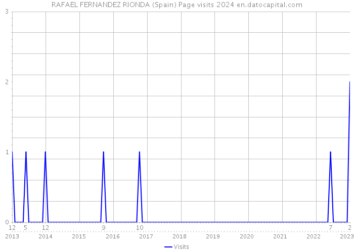 RAFAEL FERNANDEZ RIONDA (Spain) Page visits 2024 