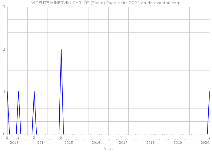 VICENTE MINERVINI CARLOS (Spain) Page visits 2024 