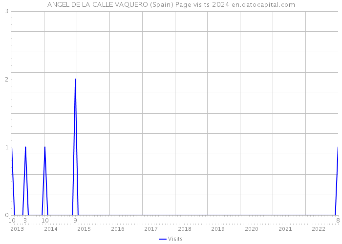 ANGEL DE LA CALLE VAQUERO (Spain) Page visits 2024 