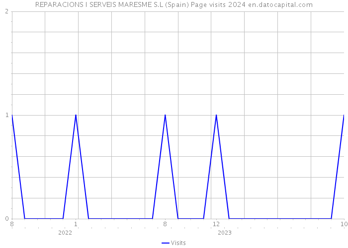 REPARACIONS I SERVEIS MARESME S.L (Spain) Page visits 2024 