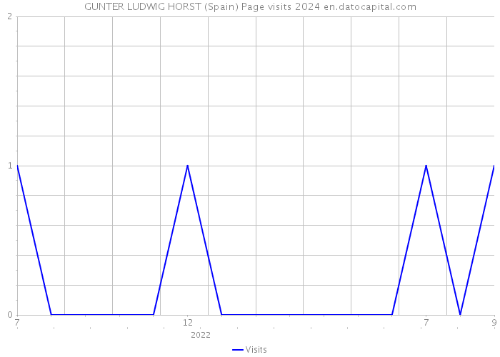 GUNTER LUDWIG HORST (Spain) Page visits 2024 