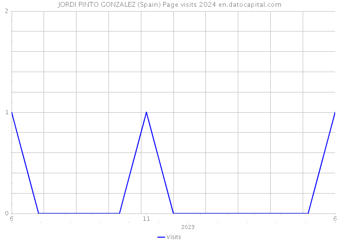 JORDI PINTO GONZALEZ (Spain) Page visits 2024 