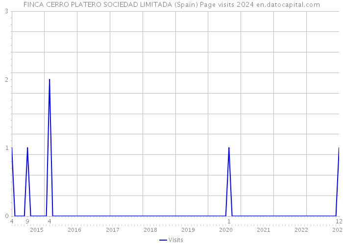 FINCA CERRO PLATERO SOCIEDAD LIMITADA (Spain) Page visits 2024 