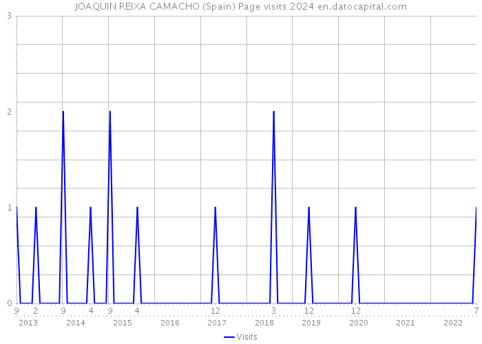 JOAQUIN REIXA CAMACHO (Spain) Page visits 2024 