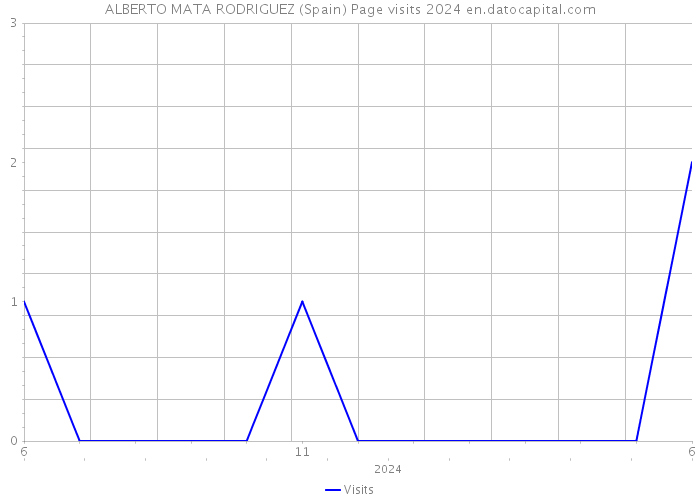 ALBERTO MATA RODRIGUEZ (Spain) Page visits 2024 