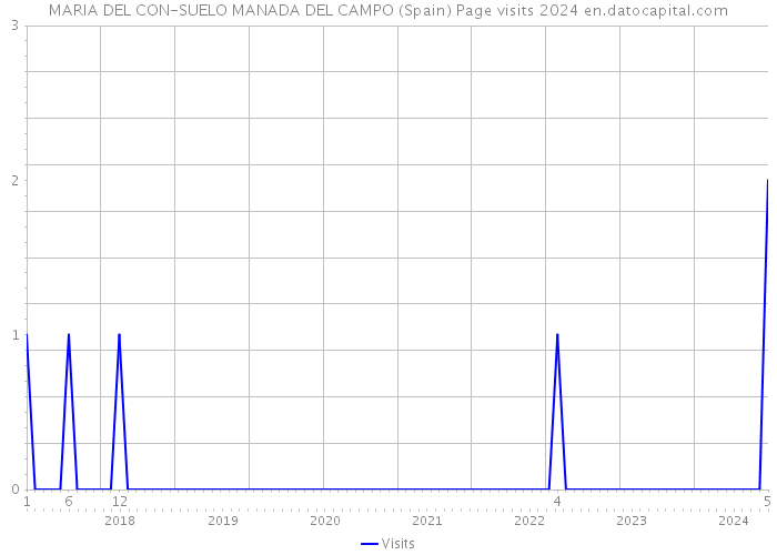 MARIA DEL CON-SUELO MANADA DEL CAMPO (Spain) Page visits 2024 