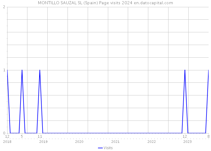 MONTILLO SAUZAL SL (Spain) Page visits 2024 