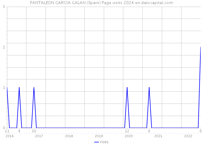 PANTALEON GARCIA GALAN (Spain) Page visits 2024 