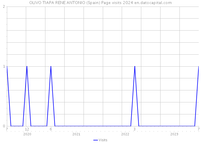 OLIVO TIAPA RENE ANTONIO (Spain) Page visits 2024 