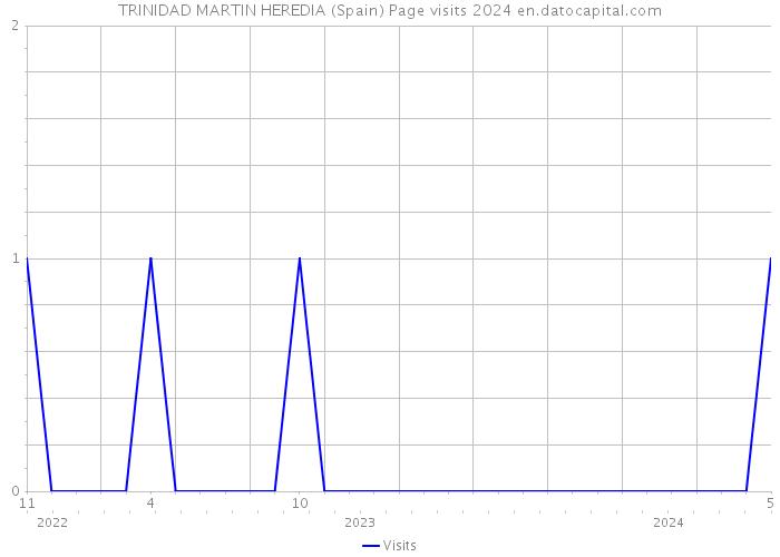 TRINIDAD MARTIN HEREDIA (Spain) Page visits 2024 