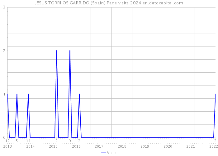 JESUS TORRIJOS GARRIDO (Spain) Page visits 2024 
