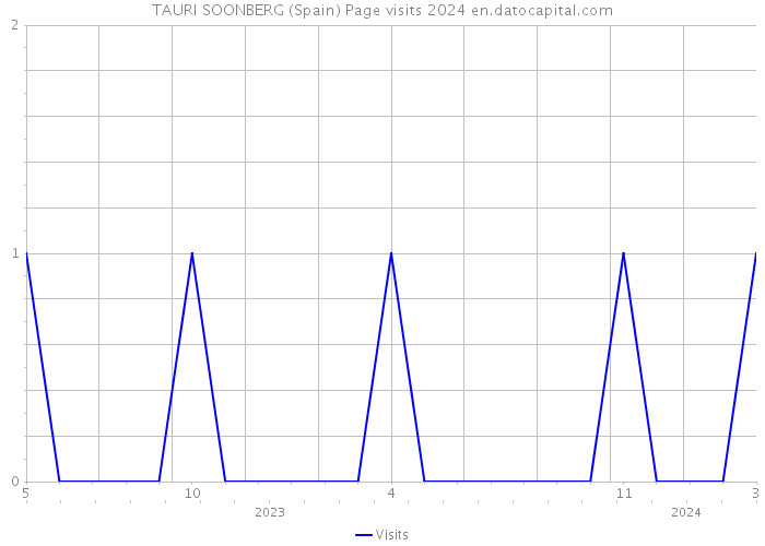 TAURI SOONBERG (Spain) Page visits 2024 