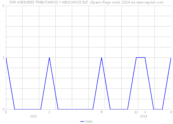 RSR ASESORES TRIBUTARIOS Y ABOGADOS SLP. (Spain) Page visits 2024 