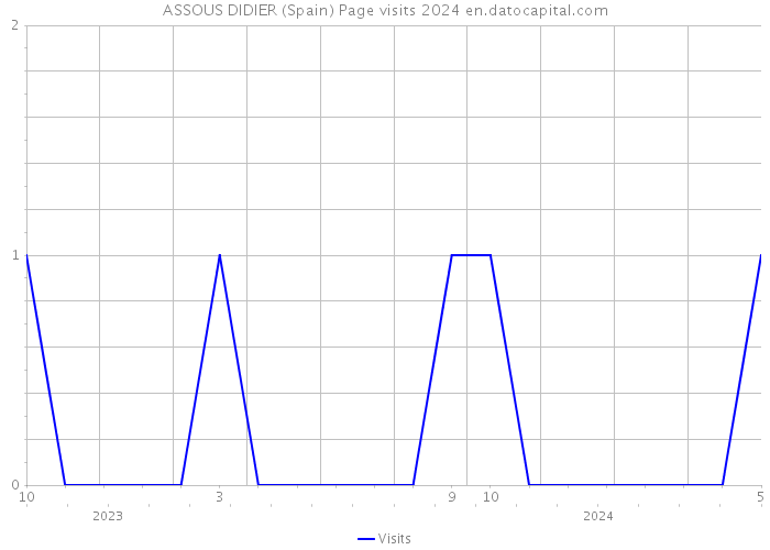 ASSOUS DIDIER (Spain) Page visits 2024 