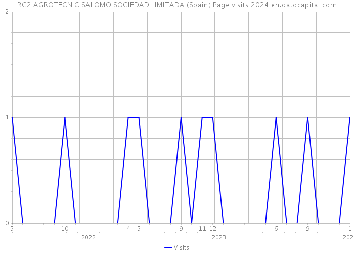 RG2 AGROTECNIC SALOMO SOCIEDAD LIMITADA (Spain) Page visits 2024 