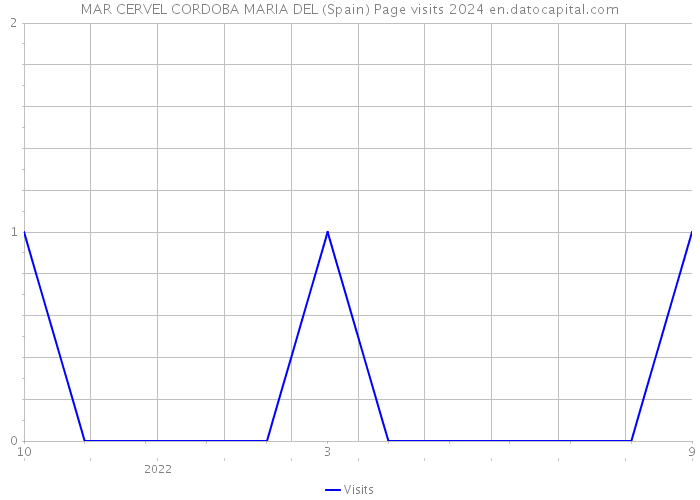 MAR CERVEL CORDOBA MARIA DEL (Spain) Page visits 2024 