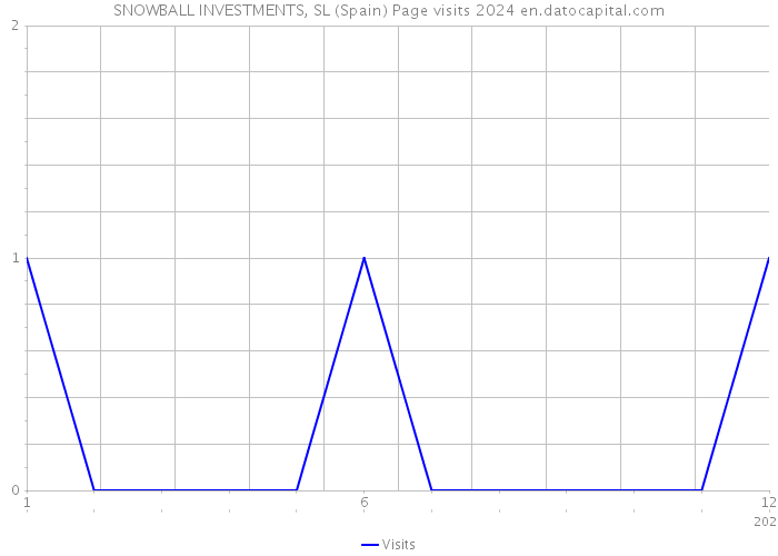 SNOWBALL INVESTMENTS, SL (Spain) Page visits 2024 