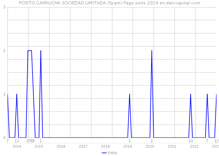 POSITO GARRUCHA SOCIEDAD LIMITADA (Spain) Page visits 2024 