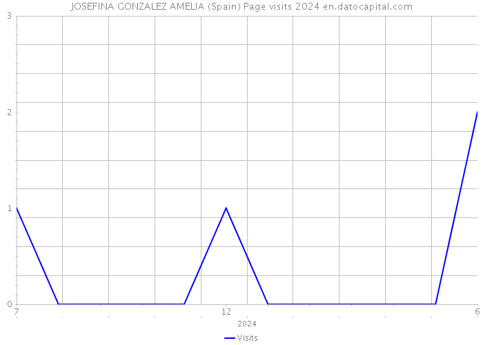 JOSEFINA GONZALEZ AMELIA (Spain) Page visits 2024 