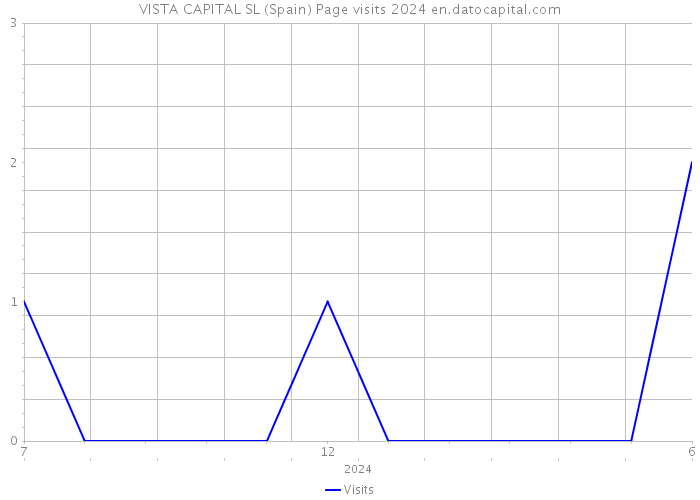 VISTA CAPITAL SL (Spain) Page visits 2024 