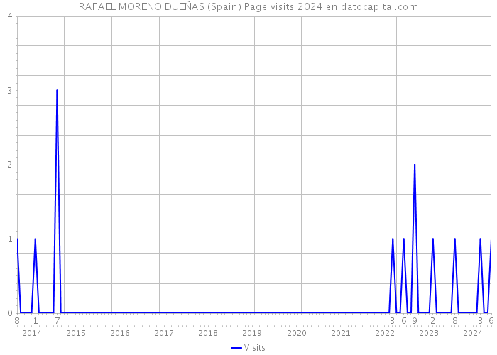 RAFAEL MORENO DUEÑAS (Spain) Page visits 2024 