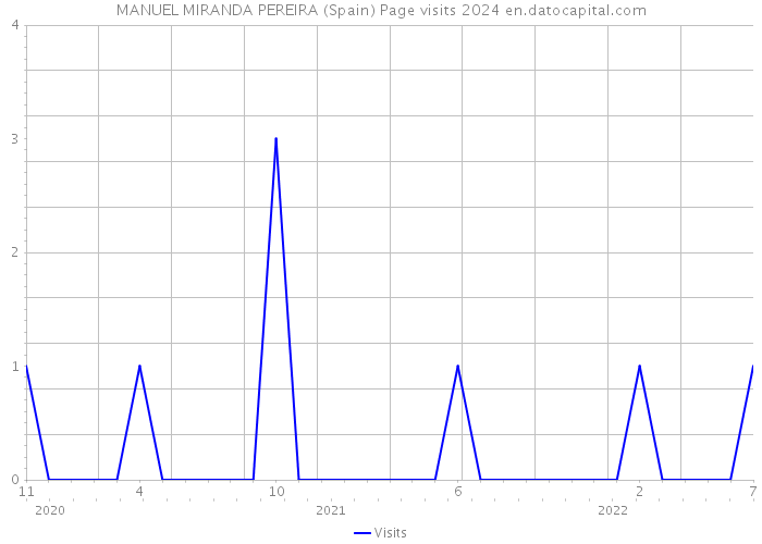 MANUEL MIRANDA PEREIRA (Spain) Page visits 2024 