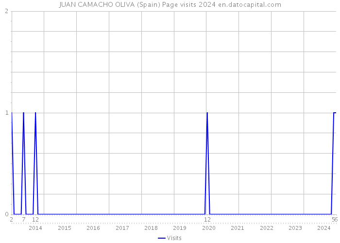 JUAN CAMACHO OLIVA (Spain) Page visits 2024 