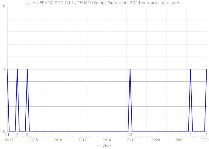 JUAN FRANCISCO GIL INGELMO (Spain) Page visits 2024 