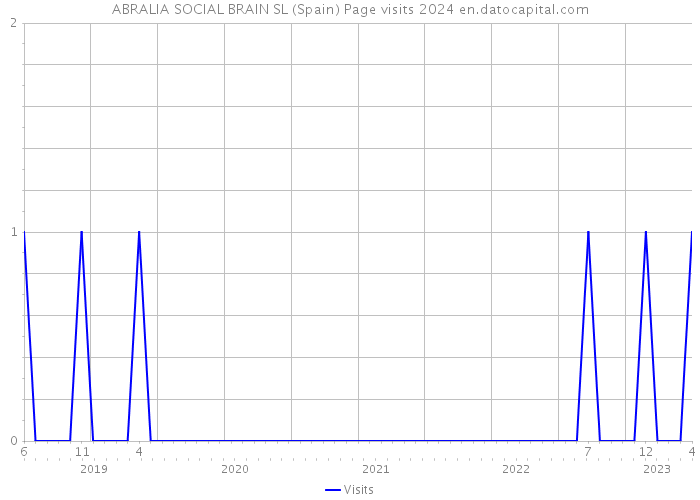 ABRALIA SOCIAL BRAIN SL (Spain) Page visits 2024 